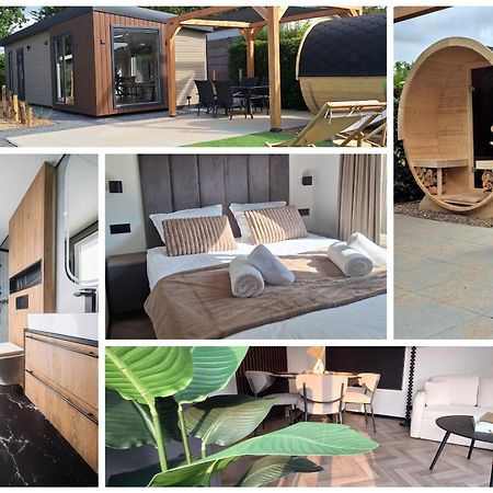'Relax Lodge Sea' - Wellness Lodge In Zeeland - Private Sauna - Airco - Garden - Outdoor Swimming Pool - Free Wifi, Towels & Bed Linen Heinkenszand Exterior photo