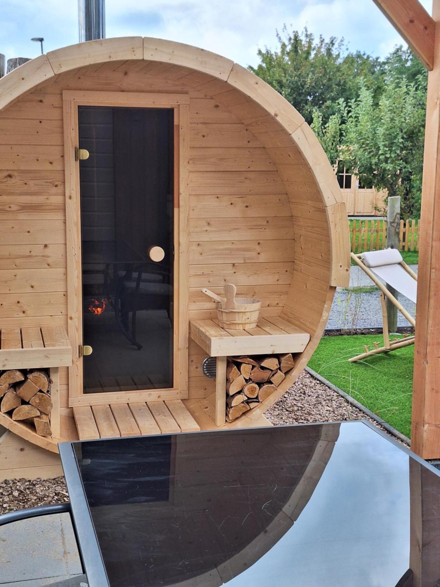 'Relax Lodge Sea' - Wellness Lodge In Zeeland - Private Sauna - Airco - Garden - Outdoor Swimming Pool - Free Wifi, Towels & Bed Linen Heinkenszand Exterior photo