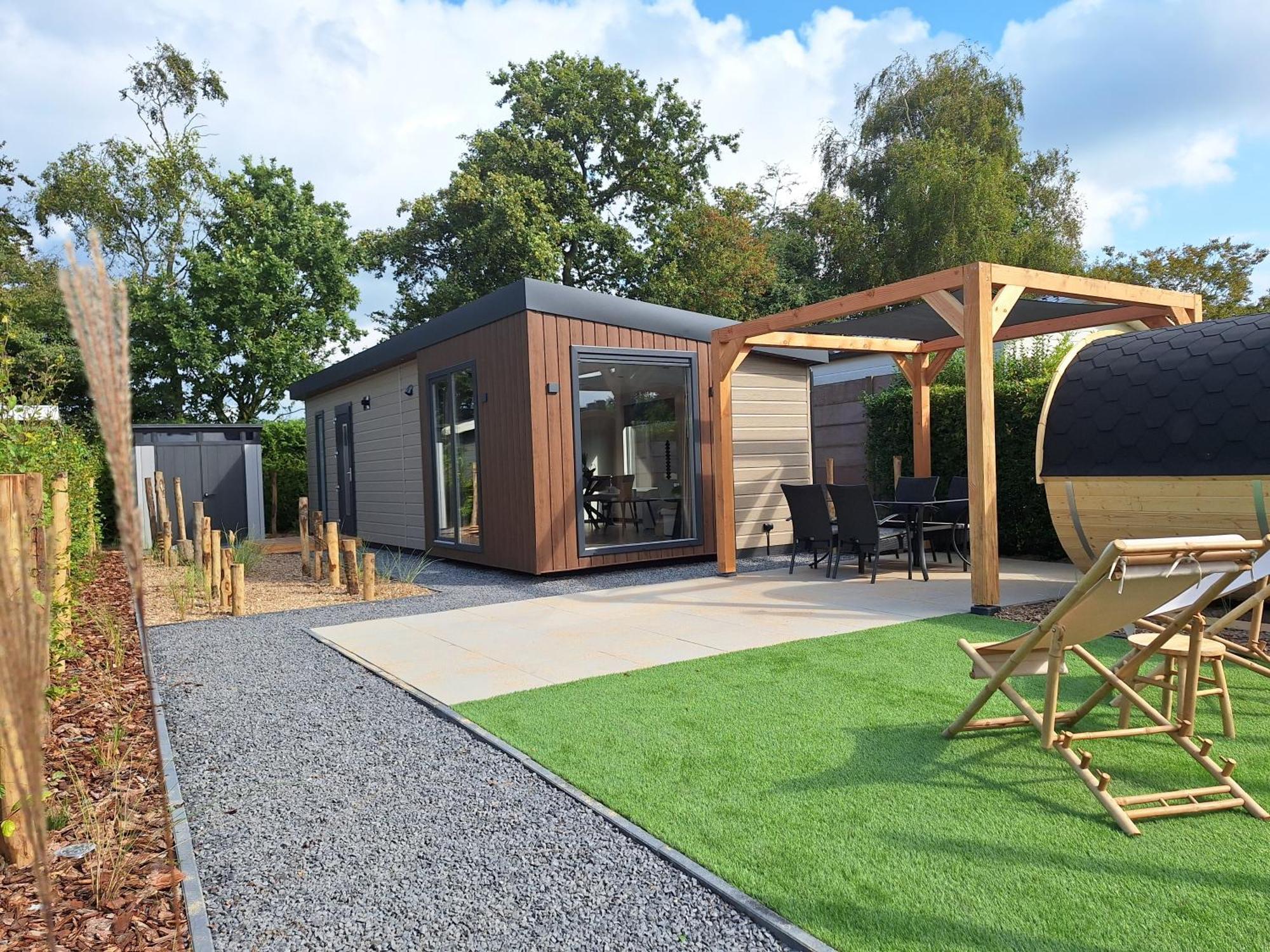 'Relax Lodge Sea' - Wellness Lodge In Zeeland - Private Sauna - Airco - Garden - Outdoor Swimming Pool - Free Wifi, Towels & Bed Linen Heinkenszand Exterior photo